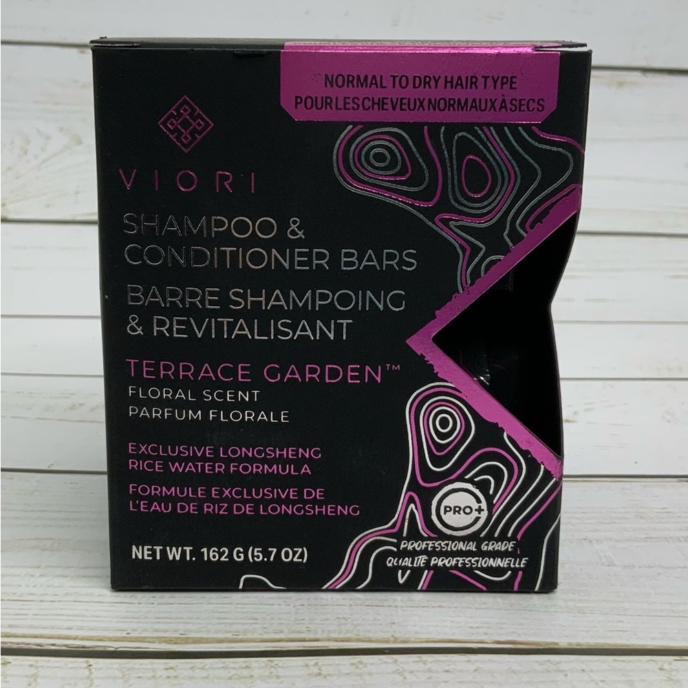 New Viori Terrace Garden Shampoo and Conditioner Bar Set